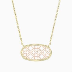Kendra Scott Dollie Pendant Necklace in Rose Gold